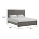 Thorne Queen Bed | Panel Design | Rounded Edges | Warm Gray Wood BM342488