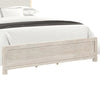 Loji King Bed | Upholstered Headboard w LED | Weathered Gray Wood BM342491