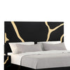 Goldie King Size Bed | Gold and Black Contemporary Bed BM342525
