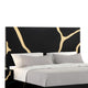 Goldie King Size Bed | Gold and Black Contemporary Bed BM342525