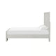 Basil King Size Bed | Rustic White Solid Wood | Transitional Panel Design BM342528