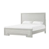 Basil King Size Bed | Rustic White Solid Wood | Transitional Panel Design BM342528