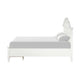 Calpan Twin Storage Bed | White Upholstery | Solid Wood | Tufted Design BM342530