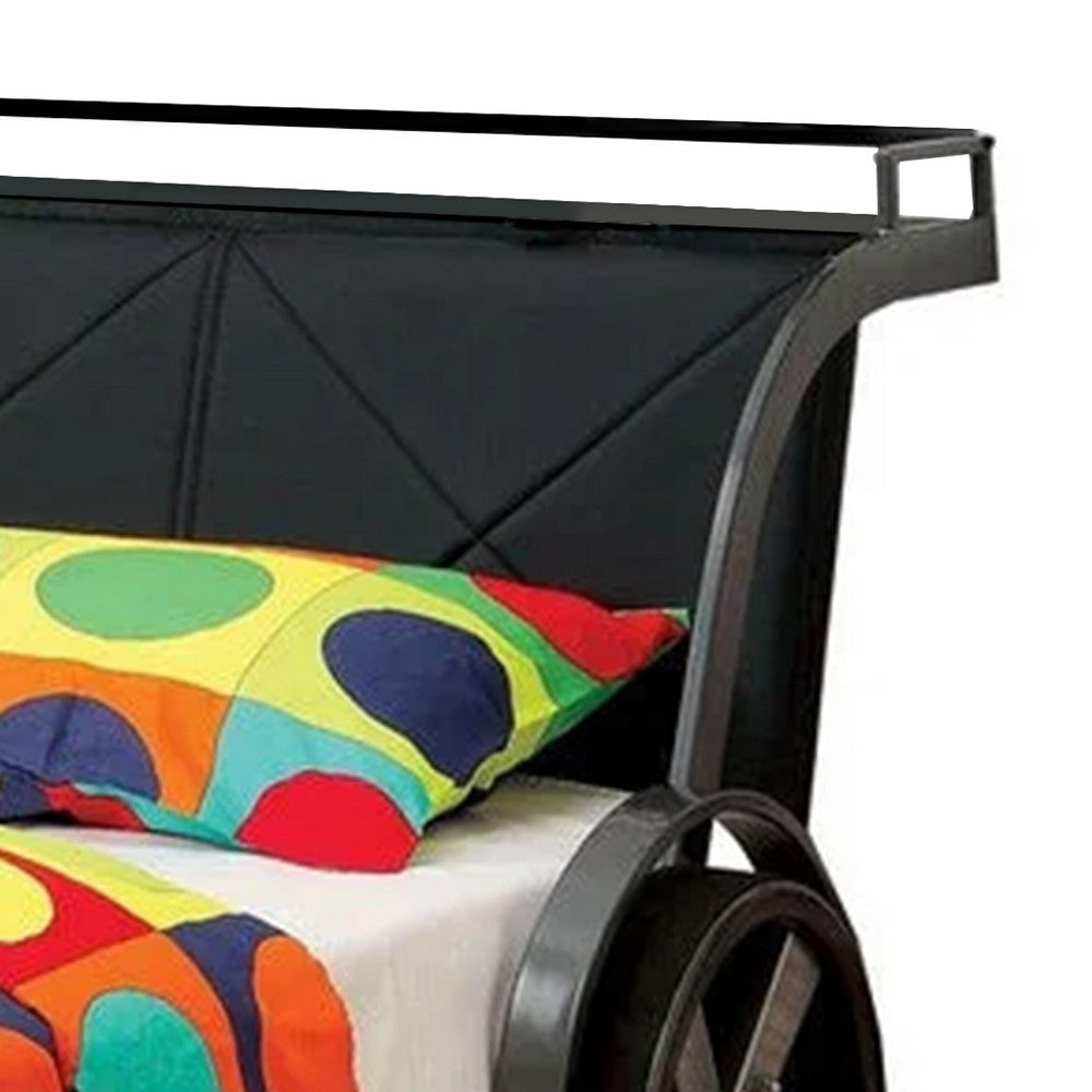 Gatsy GT Race Car Kids Full Bed with Headboard Shelf BM342547