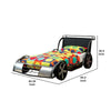 Gatsy GT Race Car Kids Full Bed with Headboard Shelf BM342547
