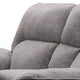 Josy Manual Recliner Loveseat w Console | Light Gray Fabric | 77’’ BM342551