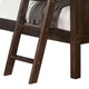 Zedy Full over Full Bunk Bed | Guardrails & Ladder | Walnut Brown BM342554