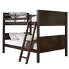 Zedy Full over Full Bunk Bed | Guardrails & Ladder | Walnut Brown BM342554