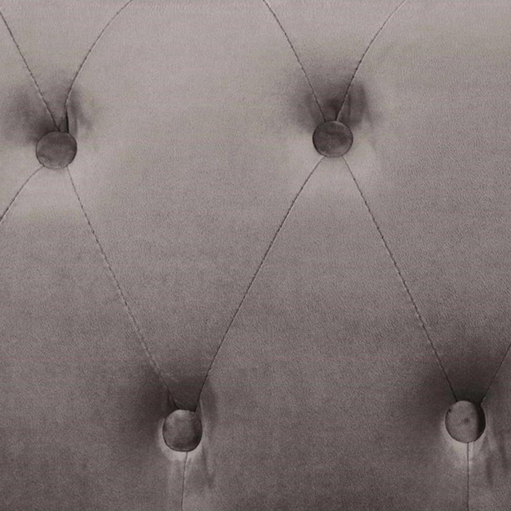 Ciaba Modern Sectional Sofa | Double Chaise | Gray Flannelette | 127’’ BM342576