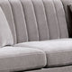 Willy L-Shaped Sectional | 4 Pillows | Gray Tufted Chenille | 99’’ BM342582