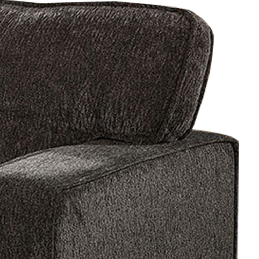 Iris Sectional Sofa Pullout Sleeper | Storage Chaise | Dark Gray | 93’’ BM342583