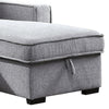 Iris Sectional Sofa | Pull Out Sleeper | Storage Chaise | Gray | 93’’ BM342584