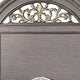 Recus King Bed | Carved Floral Details | Arched Headboard | Gray Wood BM342587
