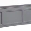 Lile Twin Bed w Crown Moulding | Storage Drawers | Gray Solid Wood BM342596