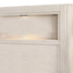 Mimy Queen Bed w Bookcase Headboard | Footboard Storage | White Wood BM342605