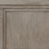 Ava Queen Bed w Footboard Storage & Bun Feet | Gray Solid Wood BM342607