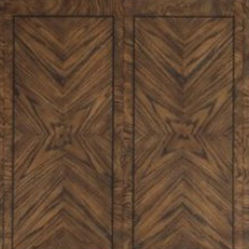 Leova Dining Table | 80-114’’ Extendable Top | Dark Brown Corbel Base BM342621