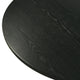 Toty Dining Table | 59’’ Round Top | Modern Cone Pedestal Base | Black BM342622