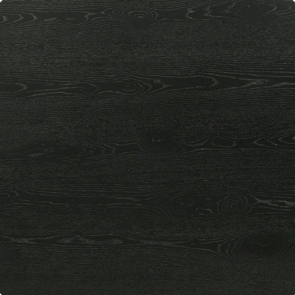 Toty Dining Table | 59’’ Round Top | Modern Cone Pedestal Base | Black BM342622