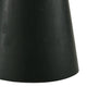 Toty Dining Table | 59’’ Round Top | Modern Cone Pedestal Base | Black BM342622