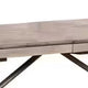 Elles Dining Table | 72-90’’ Extendable Top | Fluted Base | Natural Brown BM342623