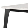 Soa Dining Table | 54’’ Square White Marble Top | Black Legs BM342625