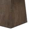 Asten Dining Table | 70" White Marble Top | Walnut Brown Plinth Base