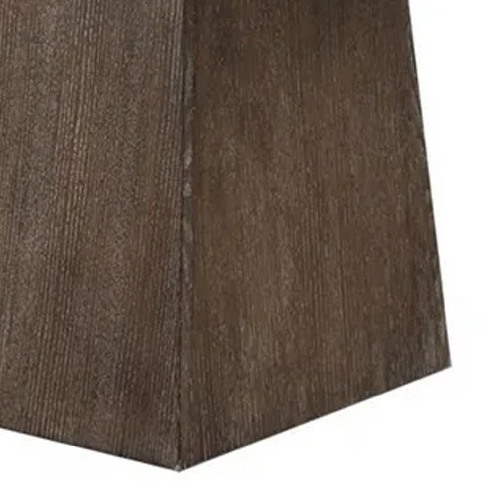 Asten Dining Table | 70" White Marble Top | Walnut Brown Plinth Base