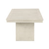 Hagy Dining Table | 76-94" Extendable Top | Natural Brown Panel Legs