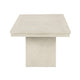 Hagy Dining Table | 76-94" Extendable Top | Natural Brown Panel Legs