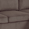 Seya Sleeper L Sectional Sofa | Storage Chaise | Brown Corduroy | 93"