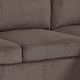 Seya Sleeper L Sectional Sofa | Storage Chaise | Brown Corduroy | 93"