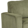 Seya Sleeper L Sectional Sofa | Storage Chaise | Green Corduroy | 93"