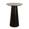 Plant Stand Accent Table | Bronze Metal | White Marble Top | 23"