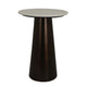 Plant Stand Accent Table | Bronze Metal | White Marble Top | 23"