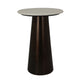 Plant Stand Accent Table | Bronze Metal | White Marble Top | 23"