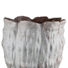 Decorative Vase | Gray Ceramic | Rustic Weathered Finish | 23" Tall