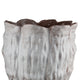 Decorative Vase | Gray Ceramic | Rustic Weathered Finish | 23" Tall