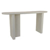 Console Table | White Wood | 63" Rectangular Top w Minimalist Legs
