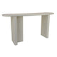 Console Table | White Wood | 63" Rectangular Top w Minimalist Legs