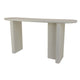 Console Table | White Wood | 63" Rectangular Top w Minimalist Legs
