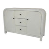 Jack Credenza Sideboard | White Wood | 2 Cabinets & 3 Drawers | 47"