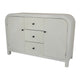 Jack Credenza Sideboard | White Wood | 2 Cabinets & 3 Drawers | 47"