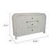 Jack Credenza Sideboard | White Wood | 2 Cabinets & 3 Drawers | 47"