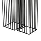 Accent Plant Stand Set of 2 | Black Metal Open Frame | 42 & 34"