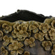 Siya Decorative Vase | Brown Ceramic | Rustic Round Floral Design | 13"