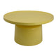 Lumia Plant Stand | Yellow Metal | Minimalist Round Top | 28"