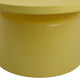 Lumia Plant Stand | Yellow Metal | Minimalist Round Top | 28"