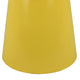 Lumia Plant Stand | Yellow Finish | Raised Rim Top Retro Accent | 19"