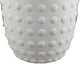 Planter Set of 3 | White Resin | Smooth Round Dotted Texture | 15 12 10"